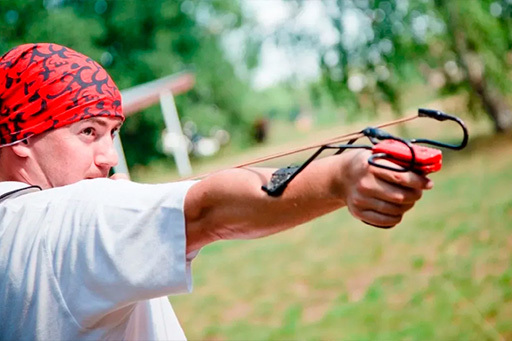 аттракцион в аренду рогатка