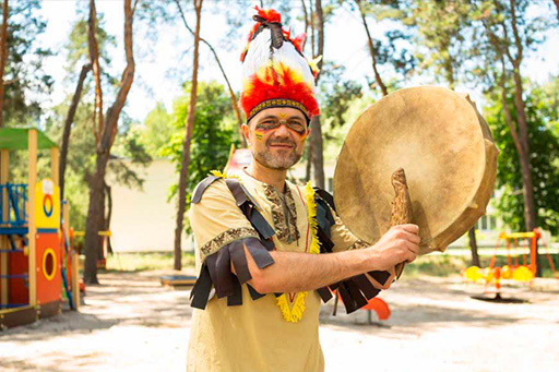 Летний корпоратив в индейском стиле