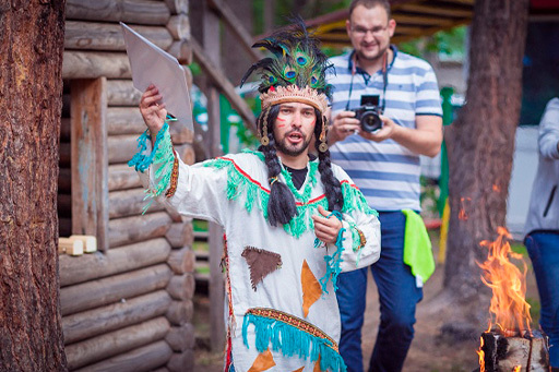 Тимбилдинг Индейский праздник