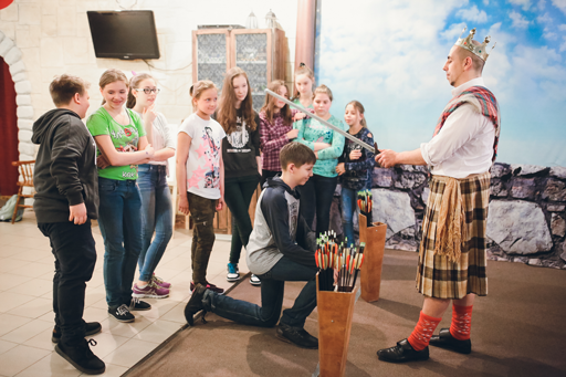 день рождения мальчика в средневековом стиле