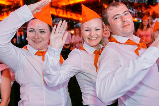 корпоратив на 23 февраля в стиле ссср