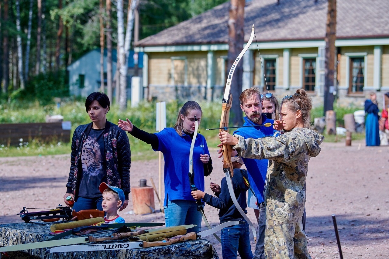 Выездной лучный тир на природу