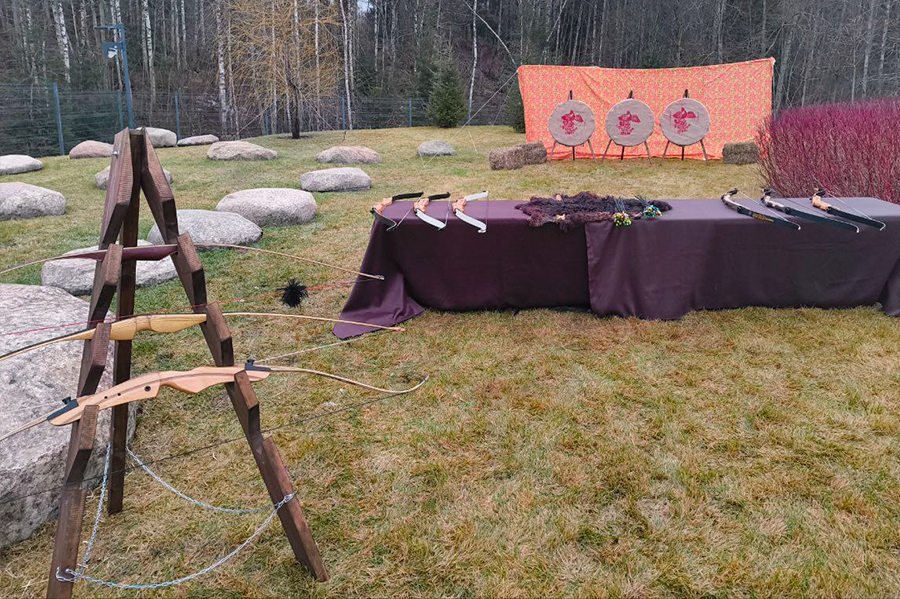 Выездной лучный тир на природу