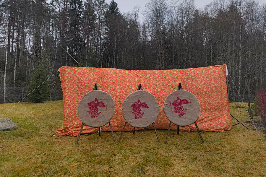 Выездной исторический лучный тир СПб