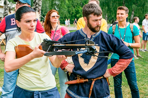 Выездной исторический лучный тир СПб