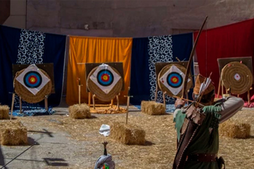 Выездной исторический лучный тир СПб